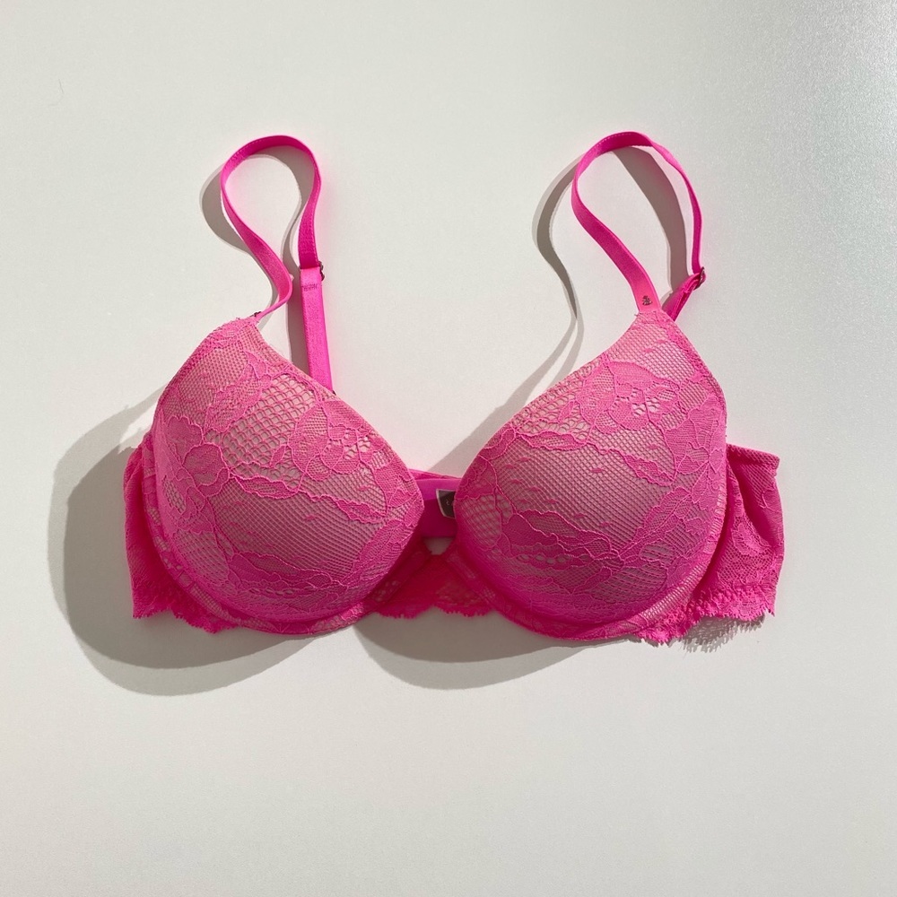 Victoria's Secret Lace Bra Pink 34C